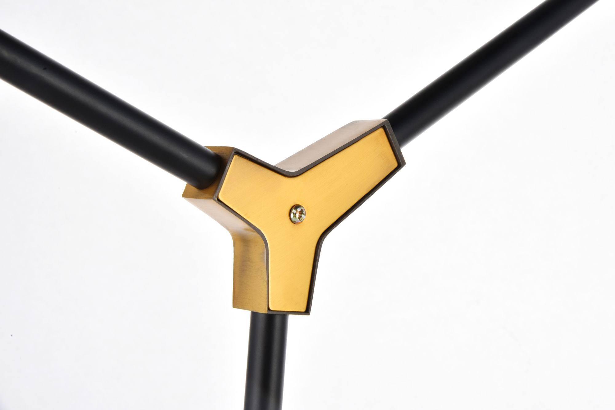 Cavoli 5 Lt In Lt Antique Brass And Flat Black Pendant