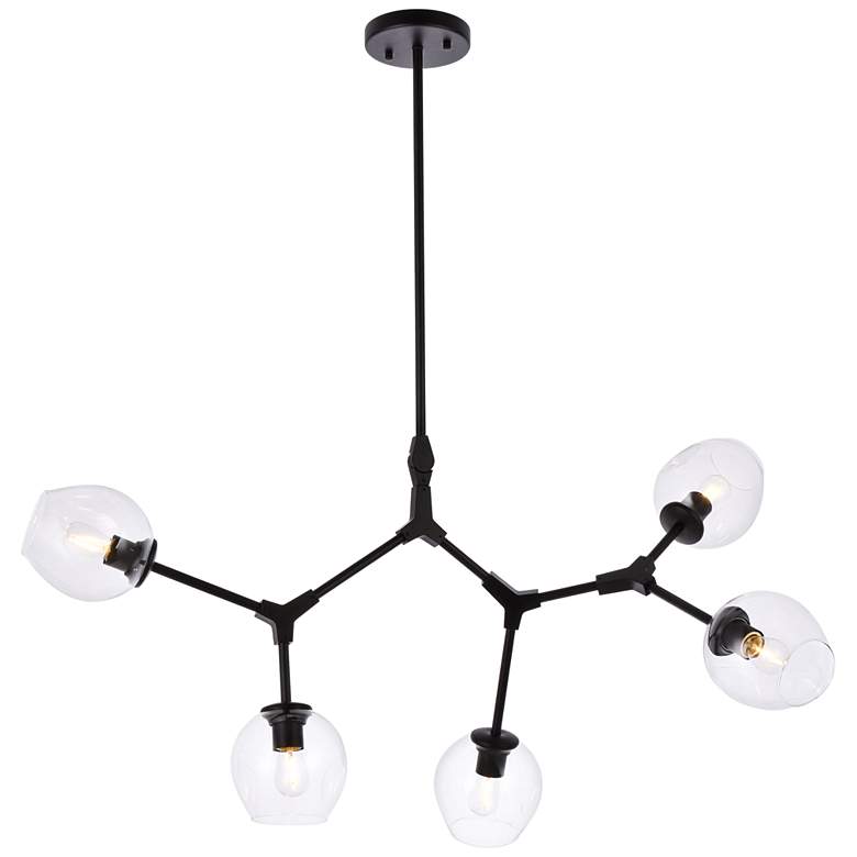 Image 1 Cavoli 5 Lts Black Chandelier