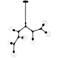 Cavoli 57" Wide Black 7-Light Chandelier