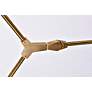 5_Cavoli 57" Wide Brass 7-Light Chandelier with Clear Glass more views