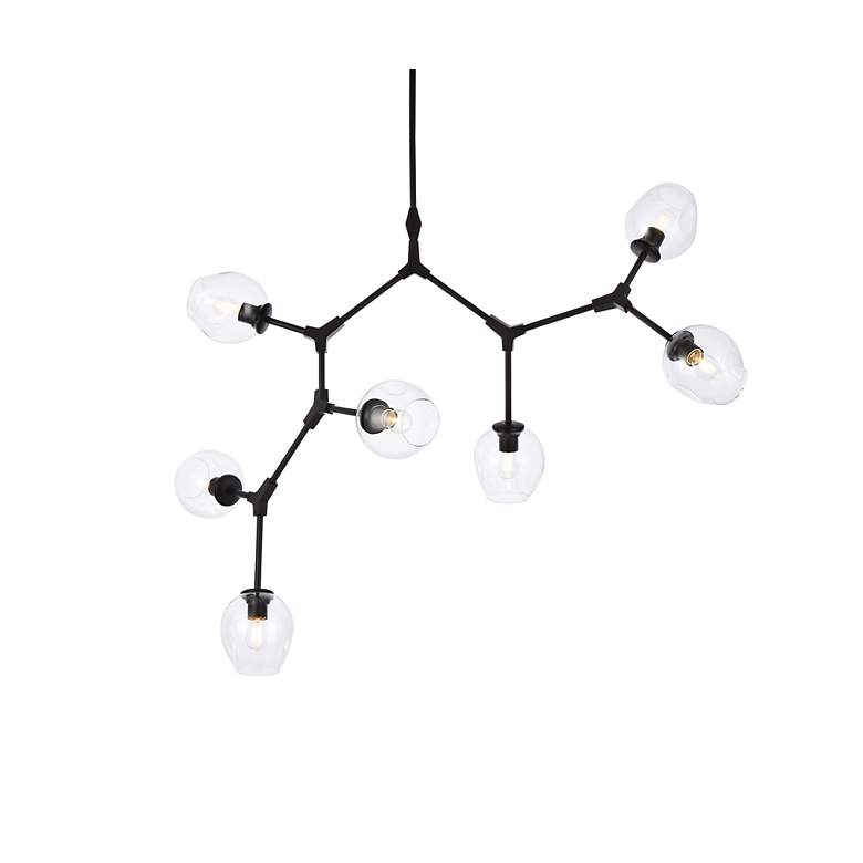 Image 3 Cavoli 7 Lts Black Chandelier more views