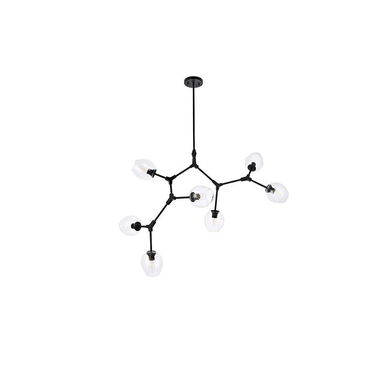 Image 7 Cavoli 7 Lts Black Chandelier more views