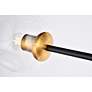 5_Cavoli 9 Lt In Lt Antique Brass And Flat Black Pendant more views