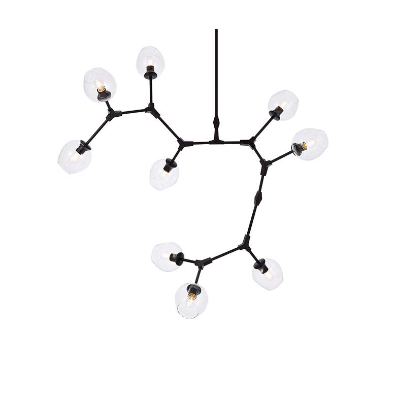 Image 3 Cavoli 9 Lts Black Chandelier more views