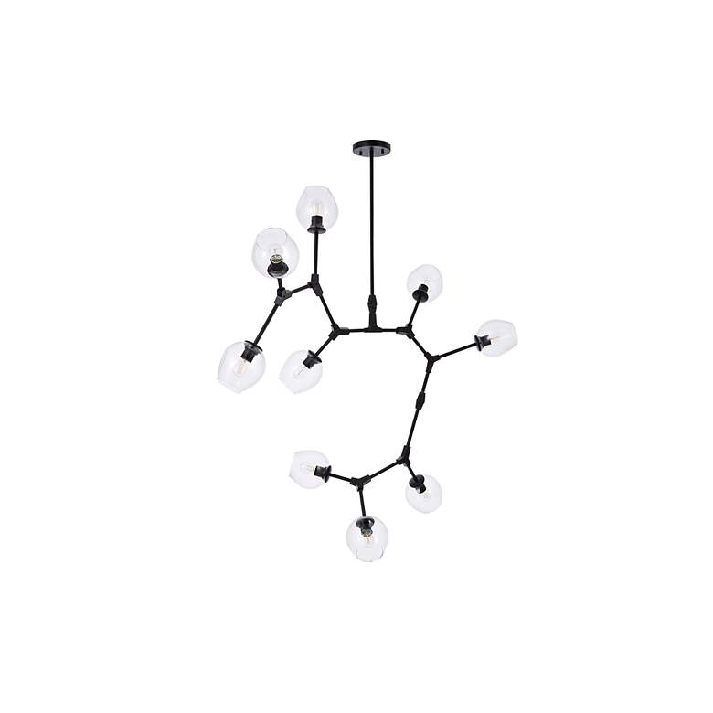 Image 7 Cavoli 9 Lts Black Chandelier more views