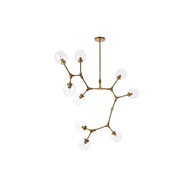 Image 7 Cavoli 9 Lts Brass Chandelier more views