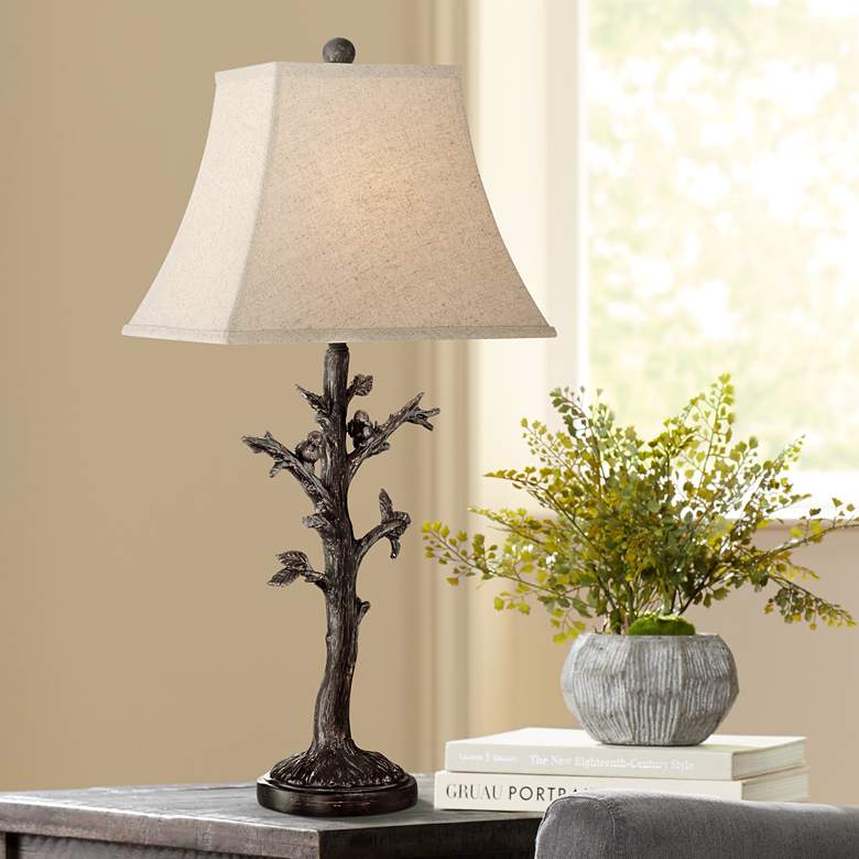 Image 1 Cawthorne Birds in Tree Table Lamp