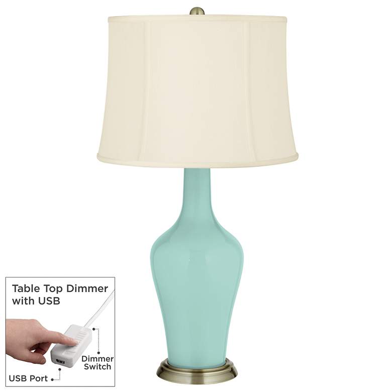 Image 1 Cay Anya Table Lamp with Dimmer