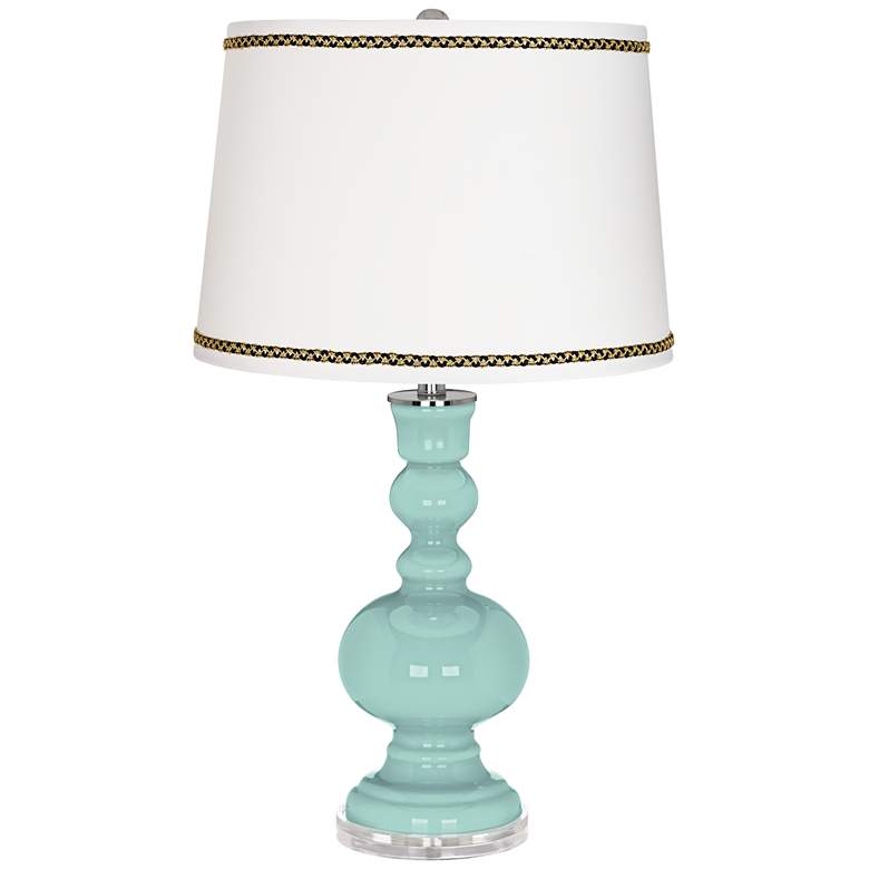 Image 1 Cay Apothecary Table Lamp with Ric-Rac Trim