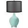 Cay Ovo Table Lamp with Organza Black Shade
