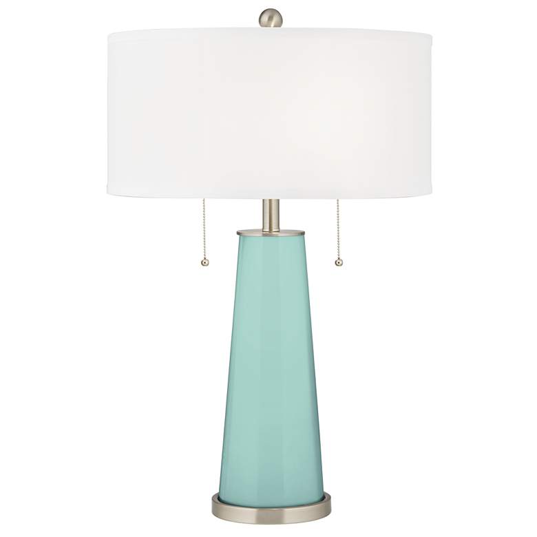 Image 2 Cay Peggy Glass Table Lamp With Dimmer
