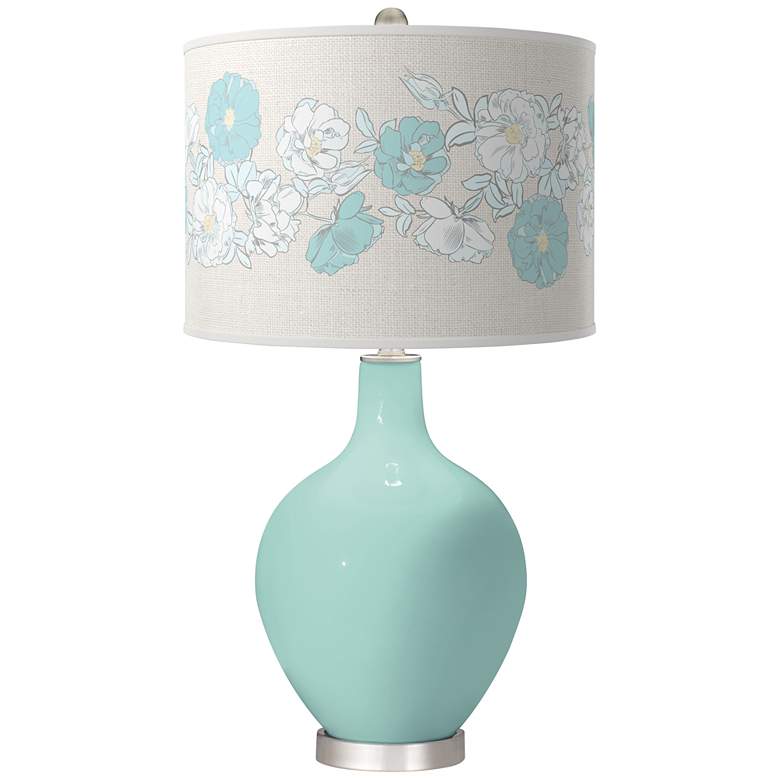 Image 1 Cay Rose Bouquet Ovo Table Lamp