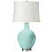 Cay White Snake Shade Ovo Table Lamp