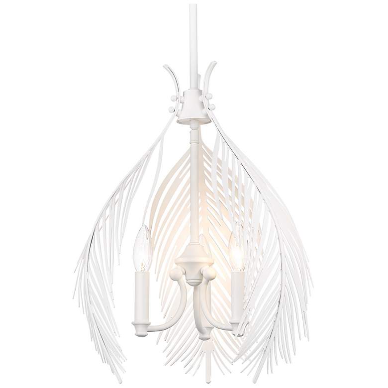 Image 1 Cay WHT 3 Light Pendant in Matte White