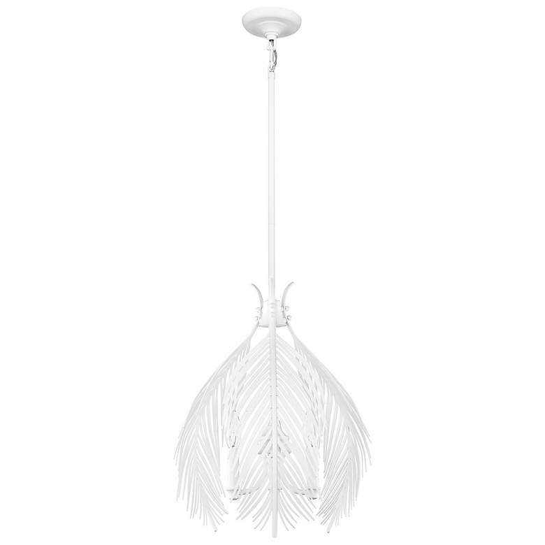 Image 2 Cay WHT 3 Light Pendant in Matte White more views