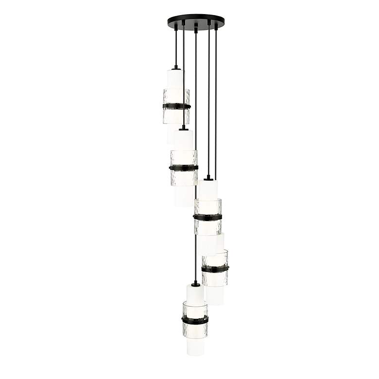 Image 5 Cayden 12" Wide Matte Black Multi-Light Mini Pendant more views