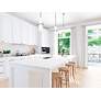 3_Cayden 6 1/2" Wide Brushed Nickel Mini Pendant more views