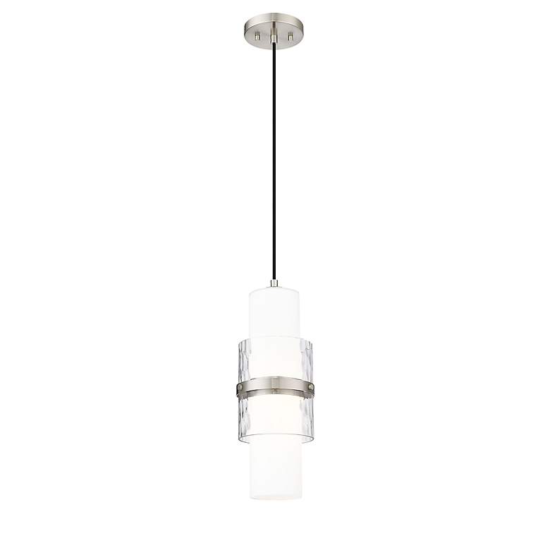 Image 5 Cayden 6 1/2" Wide Brushed Nickel Mini Pendant more views