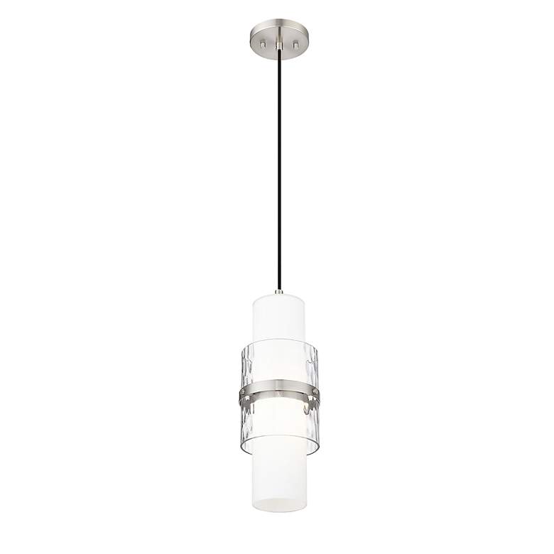 Image 6 Cayden 6 1/2" Wide Brushed Nickel Mini Pendant more views