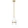 Cayden 6 1/2" Wide Modern Gold Cylinder Mini Pendant