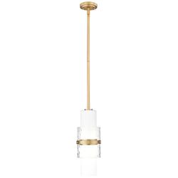 Cayden 6 1/2" Wide Modern Gold Cylinder Mini Pendant