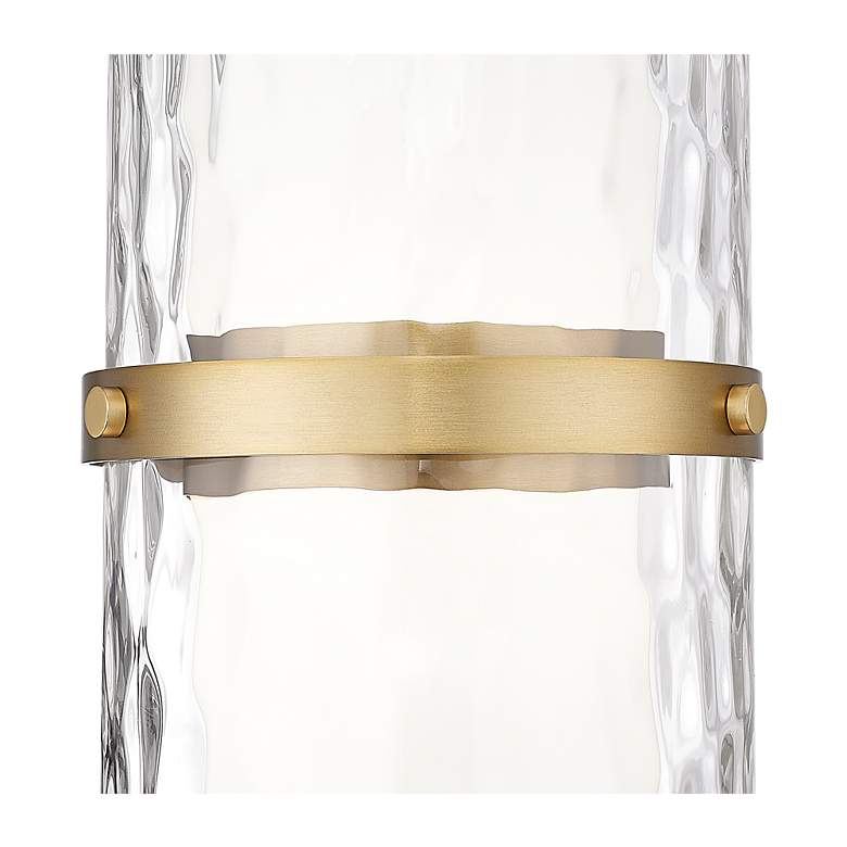 Image 6 Cayden 6 1/2" Wide Modern Gold Cylinder Mini Pendant more views