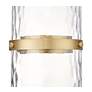 6_Cayden 6 1/2" Wide Modern Gold Cylinder Mini Pendant more views