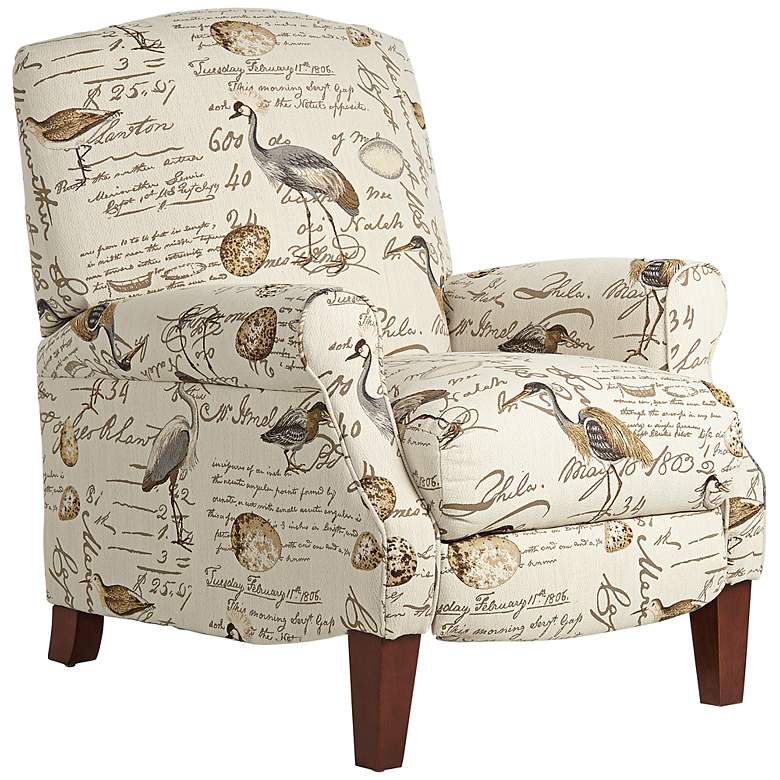 Image 2 Cayden Birdsong Upholstered Fabric 3-Way Firm Recliner Chair