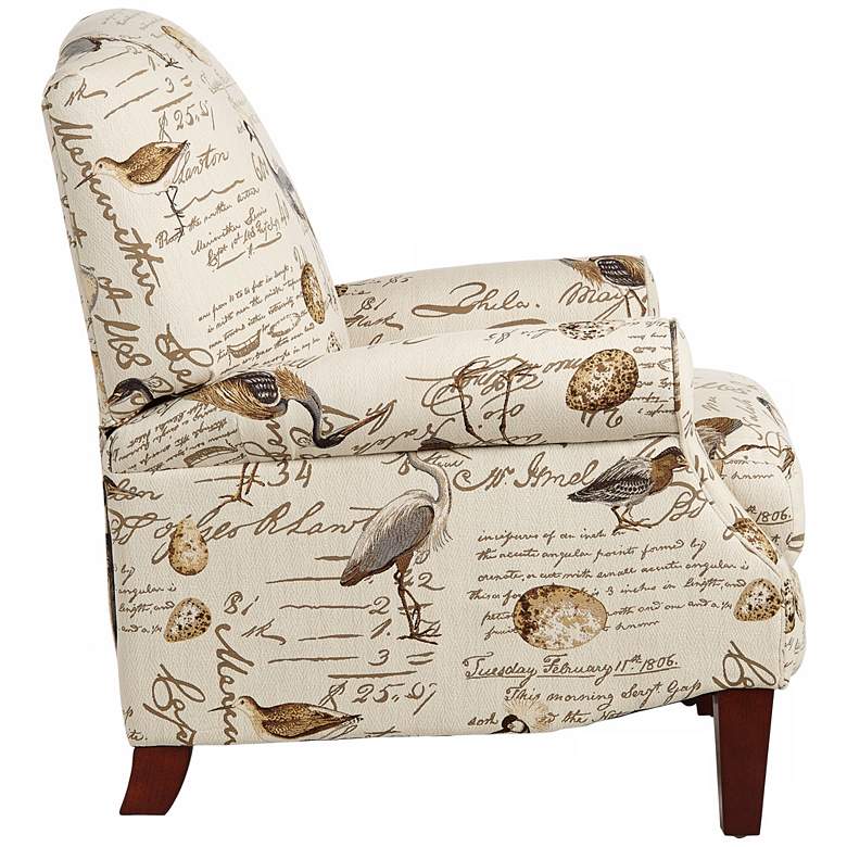Image 4 Cayden Birdsong Upholstered Fabric 3-Way Firm Recliner Chair more views