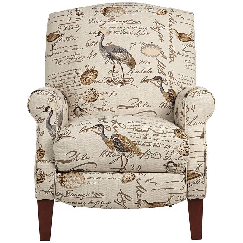 Image 5 Cayden Birdsong Upholstered Fabric 3-Way Firm Recliner Chair more views