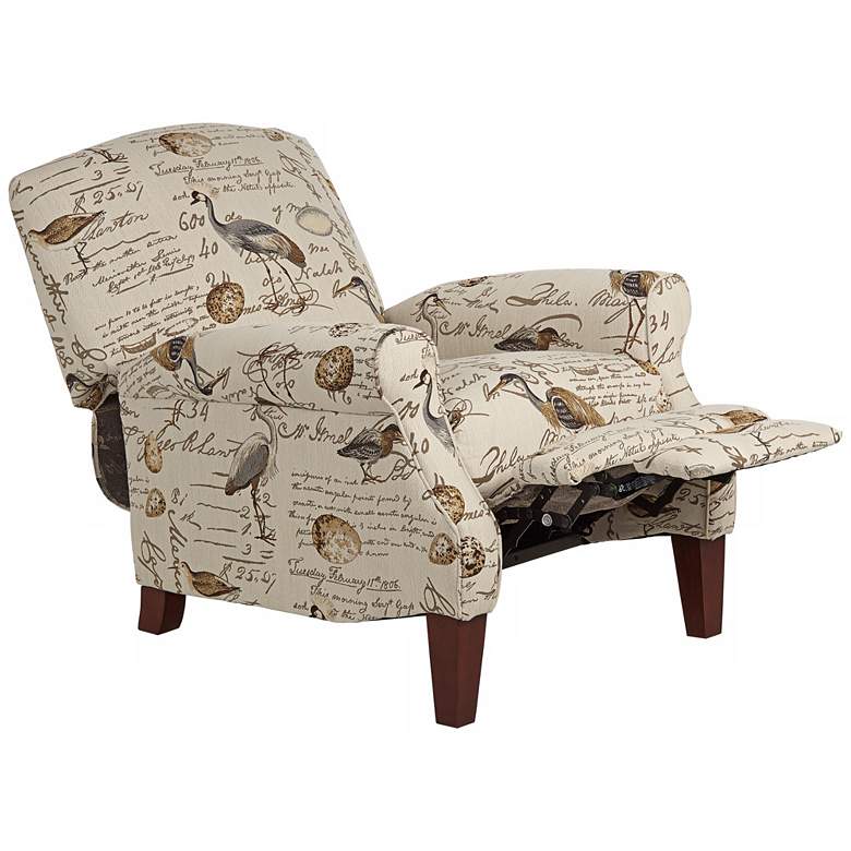 Image 6 Cayden Birdsong Upholstered Fabric 3-Way Firm Recliner Chair more views