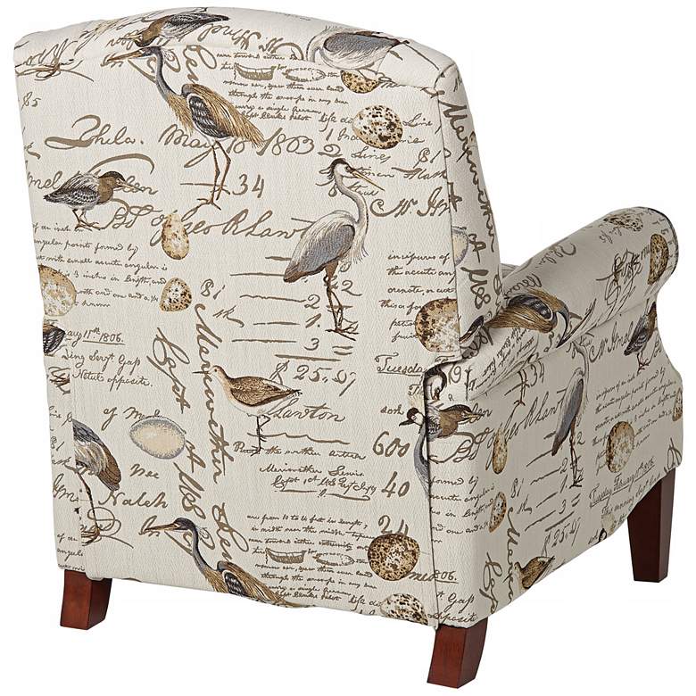 Image 7 Cayden Birdsong Upholstered Fabric 3-Way Firm Recliner Chair more views