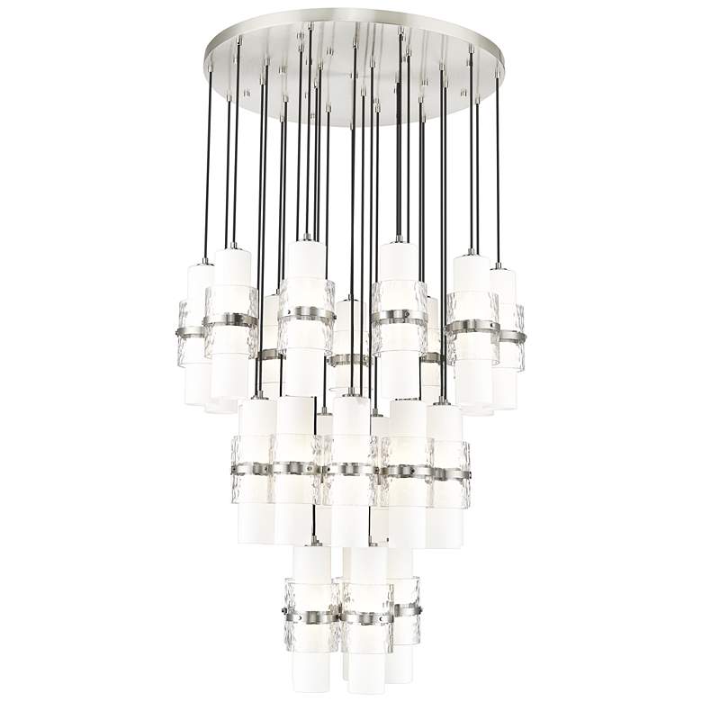 Image 1 Cayden by Z-Lite Brushed Nickel 27 Light Chandelier