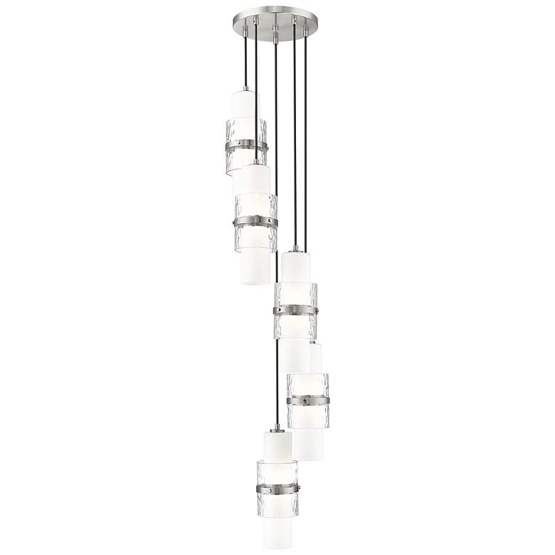 Image 1 Cayden by Z-Lite Brushed Nickel 5 Light Chandelier