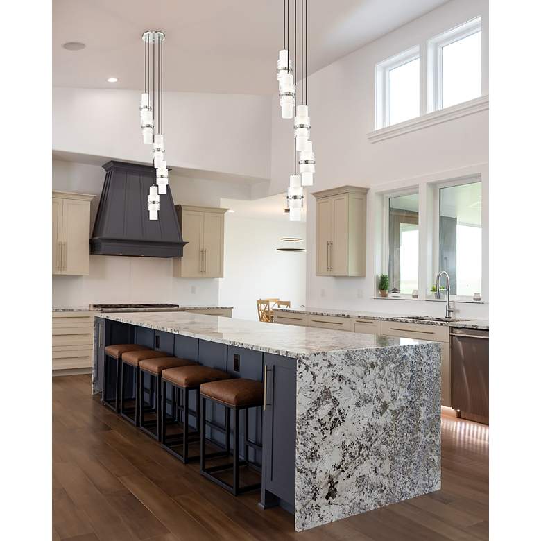 Image 2 Cayden by Z-Lite Brushed Nickel 5 Light Chandelier more views