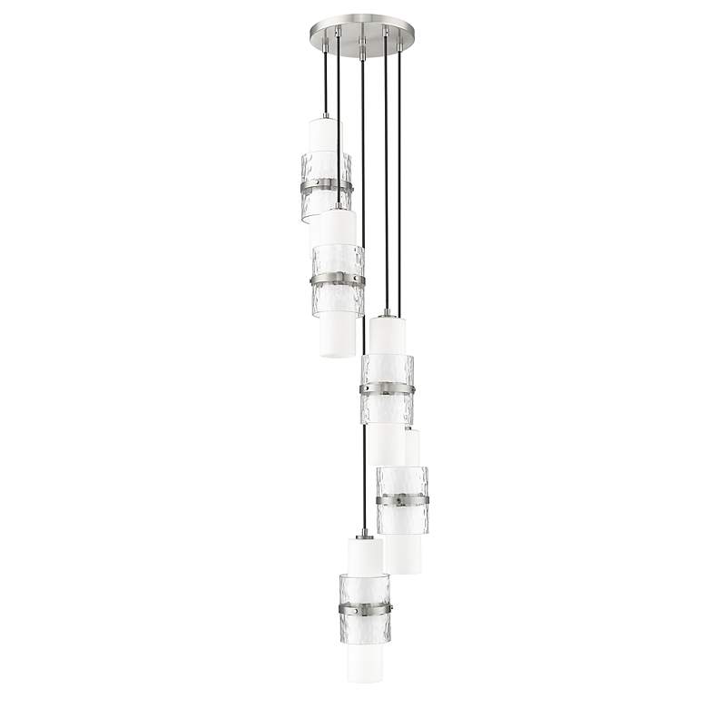 Image 7 Cayden by Z-Lite Brushed Nickel 5 Light Chandelier more views