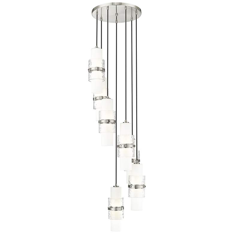 Image 2 Cayden by Z-Lite Brushed Nickel 7 Light Chandelier