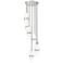 Cayden by Z-Lite Brushed Nickel 7 Light Chandelier