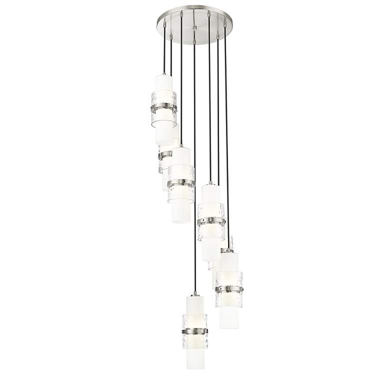 Image 6 Cayden by Z-Lite Brushed Nickel 7 Light Chandelier more views