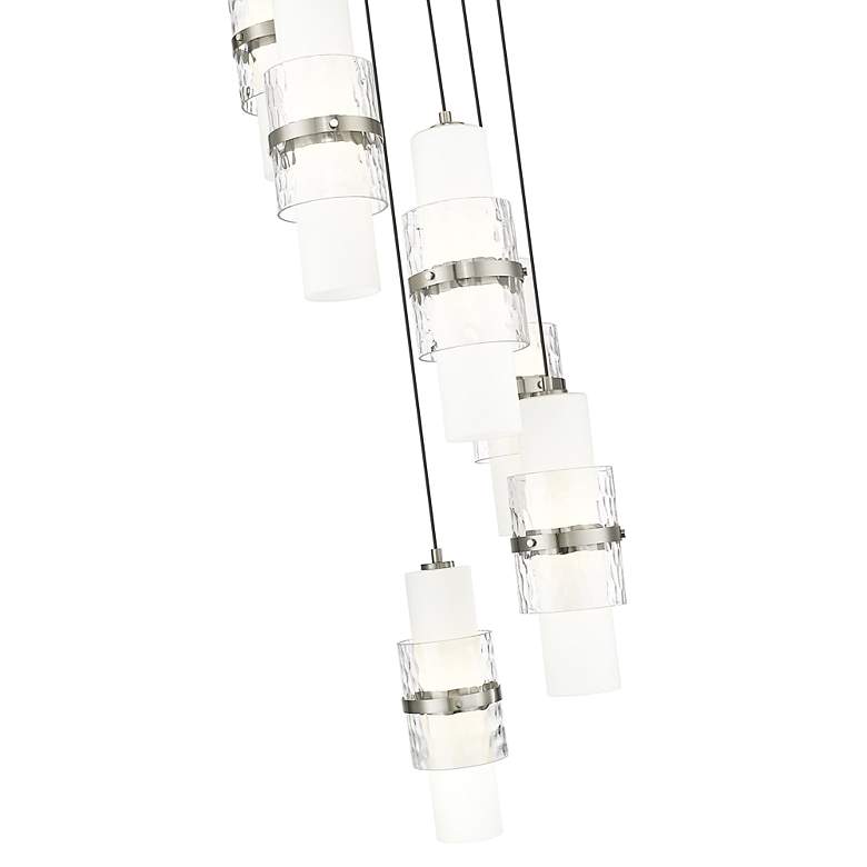 Image 7 Cayden by Z-Lite Brushed Nickel 7 Light Chandelier more views