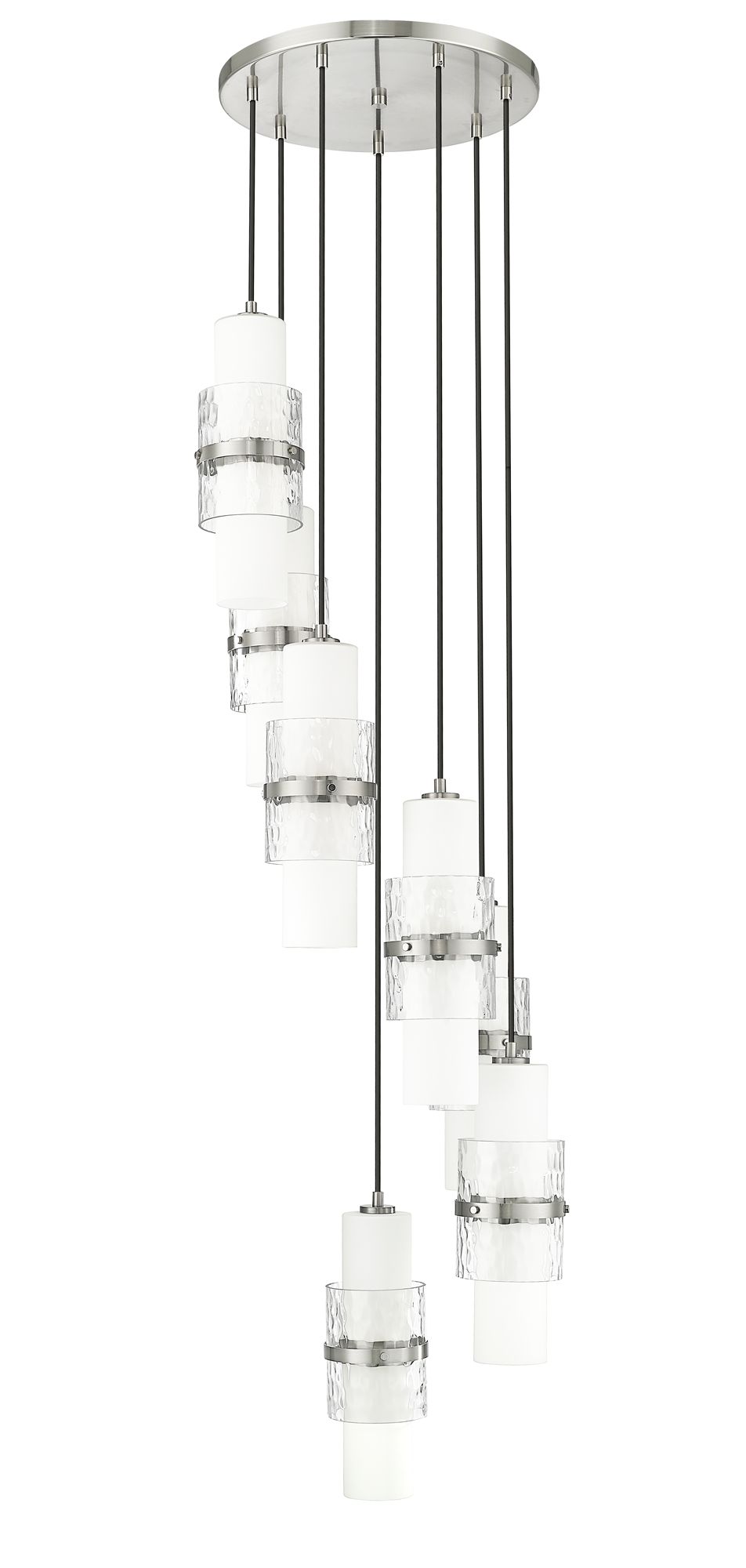 Cayden by Z-Lite Brushed Nickel 7 Light Chandelier