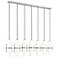 Cayden by Z-Lite Brushed Nickel 7 Light Linear Chandelier