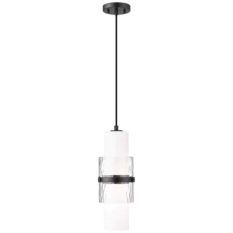Image 1 Cayden by Z-Lite Matte Black 1 Light Pendant
