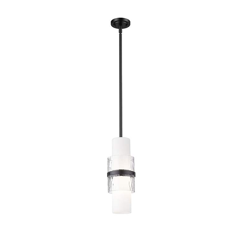 Image 5 Cayden by Z-Lite Matte Black 1 Light Pendant more views