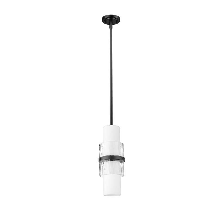 Image 7 Cayden by Z-Lite Matte Black 1 Light Pendant more views