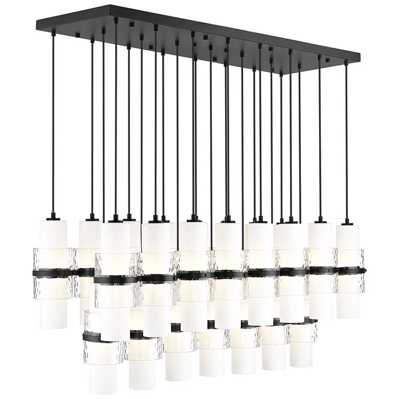 Image 1 Cayden by Z-Lite Matte Black 23 Light Linear Chandelier