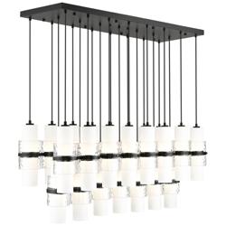 Cayden by Z-Lite Matte Black 23 Light Linear Chandelier
