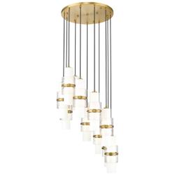 Cayden by Z-Lite Modern Gold 11 Light Chandelier