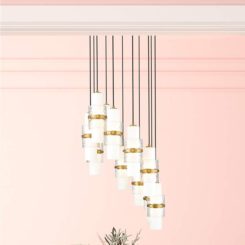 Image 1 Cayden by Z-Lite Modern Gold 11 Light Chandelier