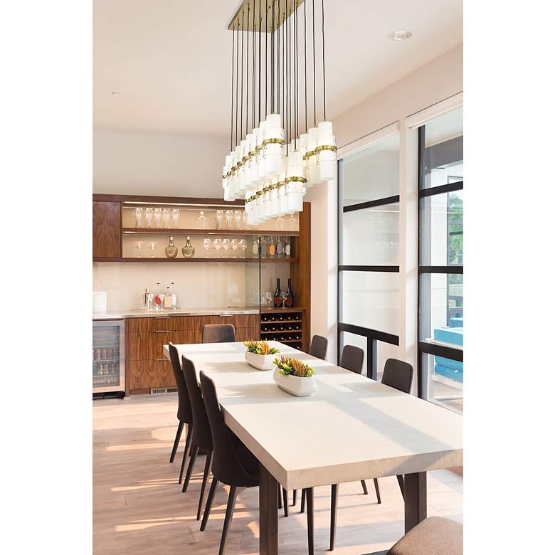 Image 4 Cayden by Z-Lite Modern Gold 23 Light Linear Chandelier more views